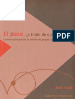El Pase, A Título de Qué (José Attal) PDF