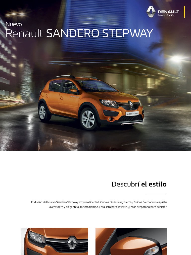 Sandero Stepway PDF PDF Vehículos terrestres Transporte privado