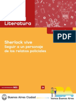 Sherlock vive. Seguir a un personaje de los relatos policiales. Serie profundización. NES. Lengua y Literatutra. Primer año.pdf