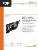 Ex Fuse Holder Terminal Block - Weidmuller_ WSI4-2