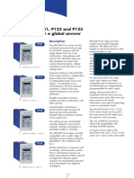 Micom P120, P121, P122 and P123 A Whole Range For A Global Answer