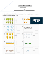 Numeros Evaluacion 11-04 Primero Básico