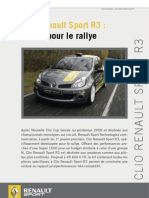 Dossier de Presse Clio Renault Sport R3 FR