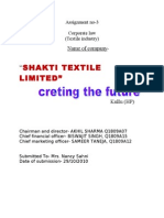 Formation of Textile Company in Law