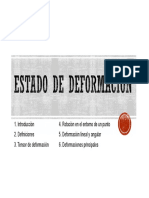 Estado de Deformaciones