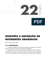 Digestão e absorção de nutrientes orgânicos