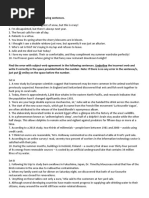 English 5 - Questions