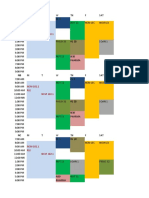 2nd Year BSN Schedule