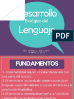 Desarrollo Biológico Del Lenguaje