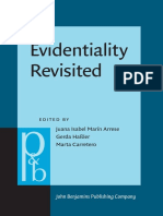 Evidentiality Revisited - Cognitive Grammar, Functional and Discourse-Pragmatic Perspectives