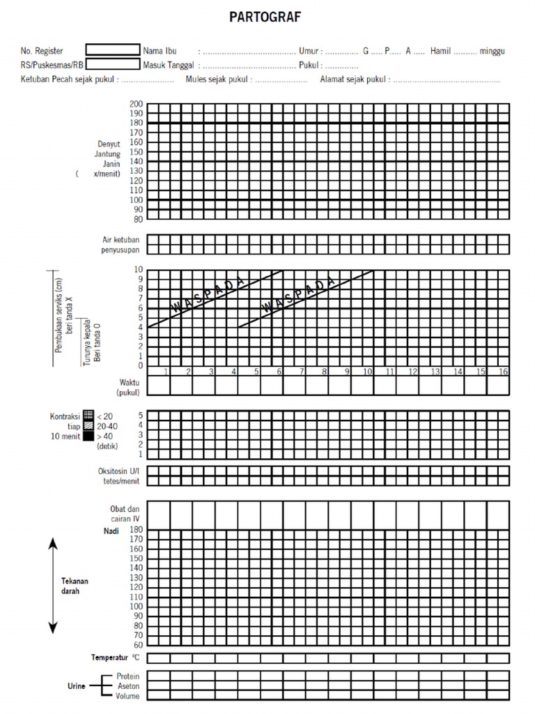 Partograf 1 | PDF