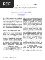 Oscilloscope Using Arduino Interface LabVIEW PDF