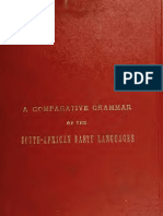 A Comparative Grammar of The South-African Bantu Languages