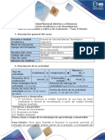 Guía de Actividades y Rúbrica de Evaluación Fase 3 - Diseño