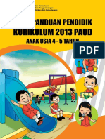 Panduan Pendidik Paud 4-5 Tahun PDF