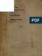 The Examination of Witnesses in Court PDF