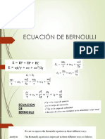 Semana 2.5 Ecuación de Bernoulli