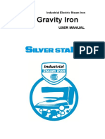 Industrial Electric Steam Iron User Manual