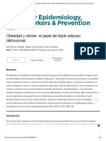 Obesidad y cáncer_ el papel del tejido adiposo disfuncional _ Epidemiología del cáncer, biomarcadores y prevención.pdf