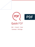 Quick PDF: Edit - Convert - Scan Comment - Fill & Sign