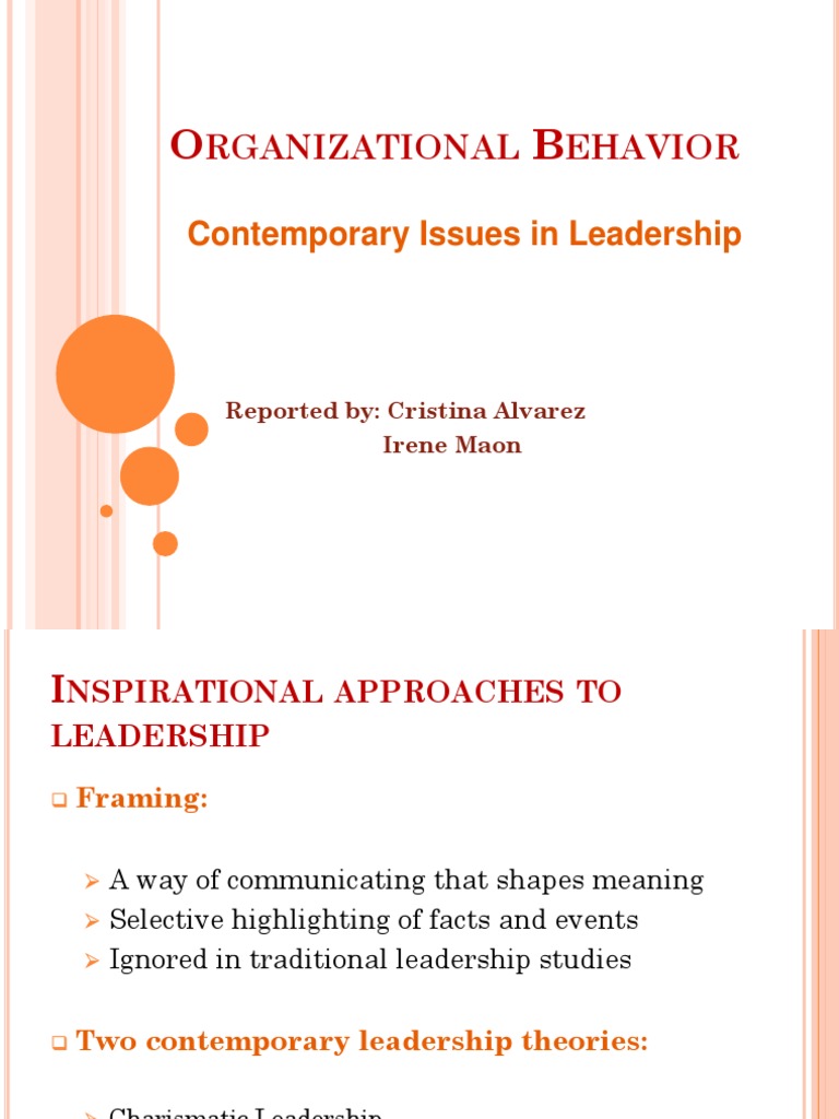 Contemporary Leadership Theories Explained | PDF | Transformational ...