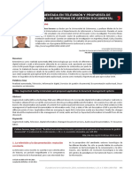 Realidad aumentada en television y propouesta de sistema de gestion ambiental