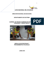 Módulo de Estr. y Proc. Policiales PDF