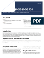 Proxysg S200/S400/S500: at A Glance