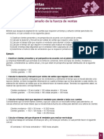 Determinacion Del Tamano de La Fuerza de Ventas PDF