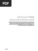 Dell Precision M6400 Manual