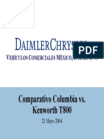 Comparativo Columbia Cl120 Vs Kenworth t800