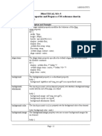 Practical No: 5 AIM: Study All CSS Properties and Prepare A CSS Reference Sheet in Following Format