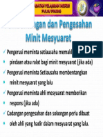 pembentangan & pengesahan