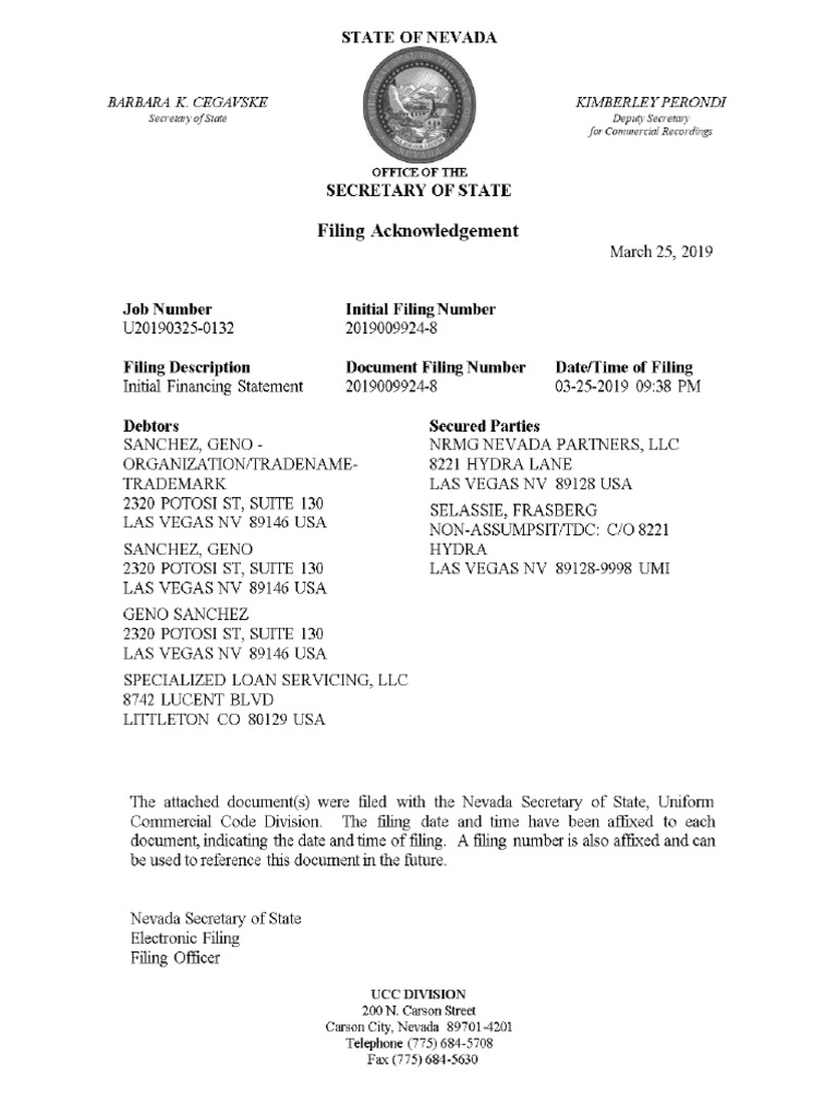 Catamount Properties 2018, LLC (Debtor) PDF Lien Private Law