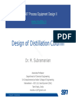 DesignII Lecture 04b DistillationColumnDesign PDF