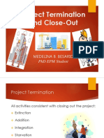 Project Termination and Close - Out