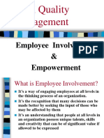 Chapter - 2 Employee Involvement & Empowerment
