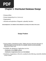 Chapter 3: Distributed Database Design