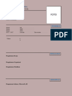 Format CV