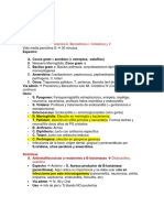 Betalactámicos: 1. Penicilinas Naturales G (A. Procainica B. Benzatinica C. Cristalina) y V