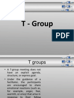 T Groups