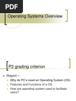 Operating Systems Overview