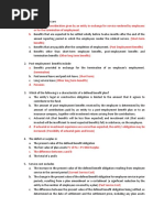 Employee Benefits Overview and Accounting | PDF | Defined Benefit ...