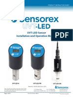 UVT-LED Sensor Installation and Operation Manual: Product Instruction Sheet