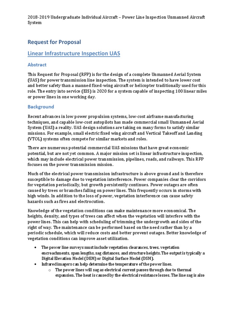 Undergraduate Individual Aircraft 2018 2019 PDF | PDF | Unmanned Aerial ...
