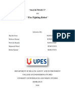 'Fire Fighting Robot'': "Major Project"