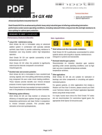 Shell Omala S2 G 220 Datasheet | PDF | Gear | Building Engineering