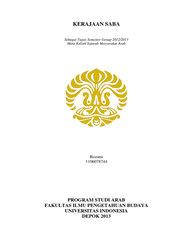 Rozana Jakfar Kerajaan Saba Pdf