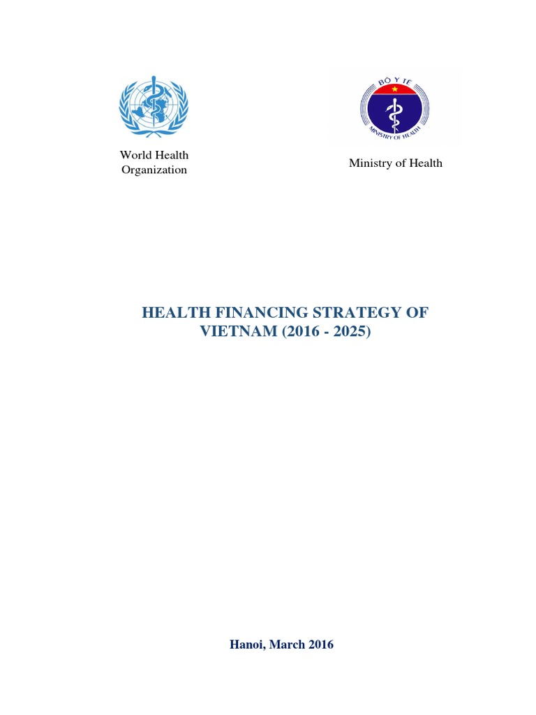 Health Financing Strategy Period 2016-2025 - EN - Copy 1 | PDF | Health ...