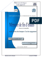 Audit Externe Des Banques Cas Des Engagements PDF